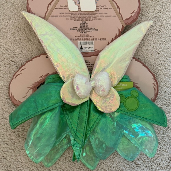 Disney Tinker Bell - Peter Pan 17” Shellie May Bear Plush Costume Outfit Clothes - Picture 10 of 11